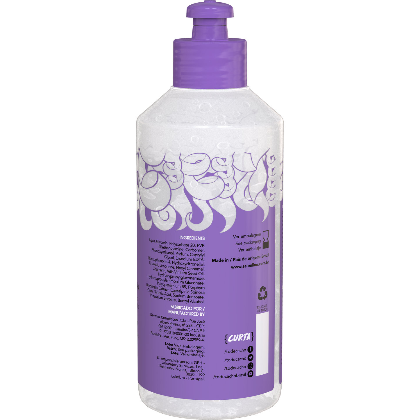 #todecacho - Gelatina Alta Definição 320gr