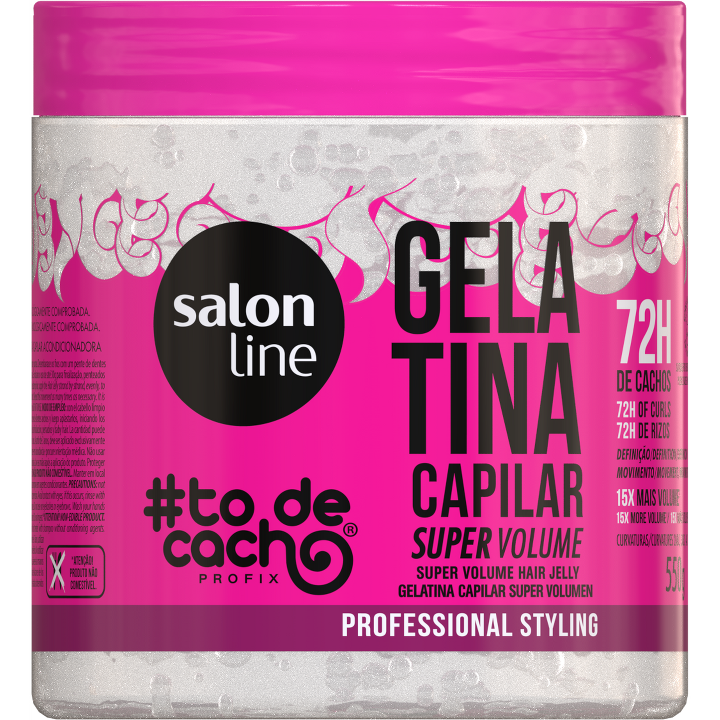#todecacho - Gelatina Super Volume 550gr