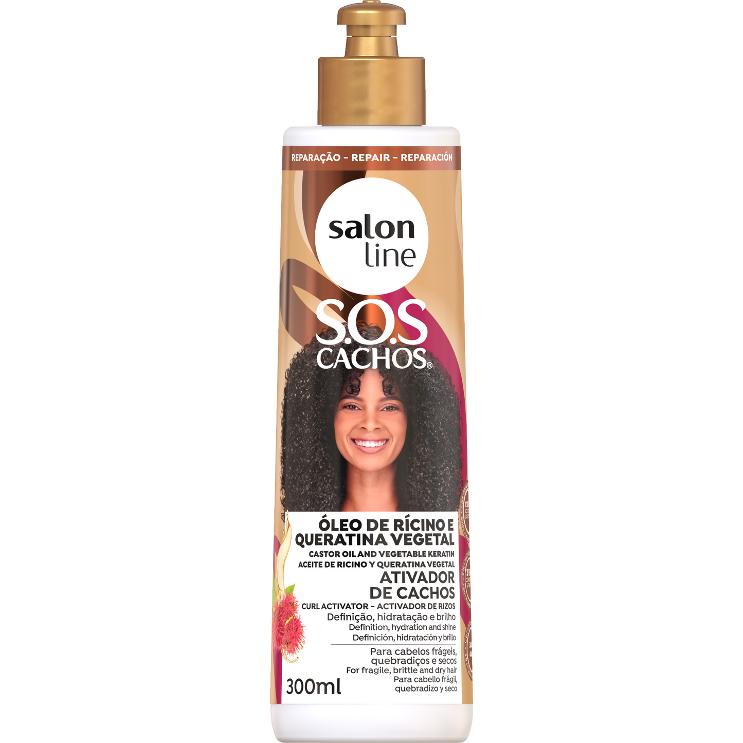 SOS Ativador Ricino e Queratina 300ml