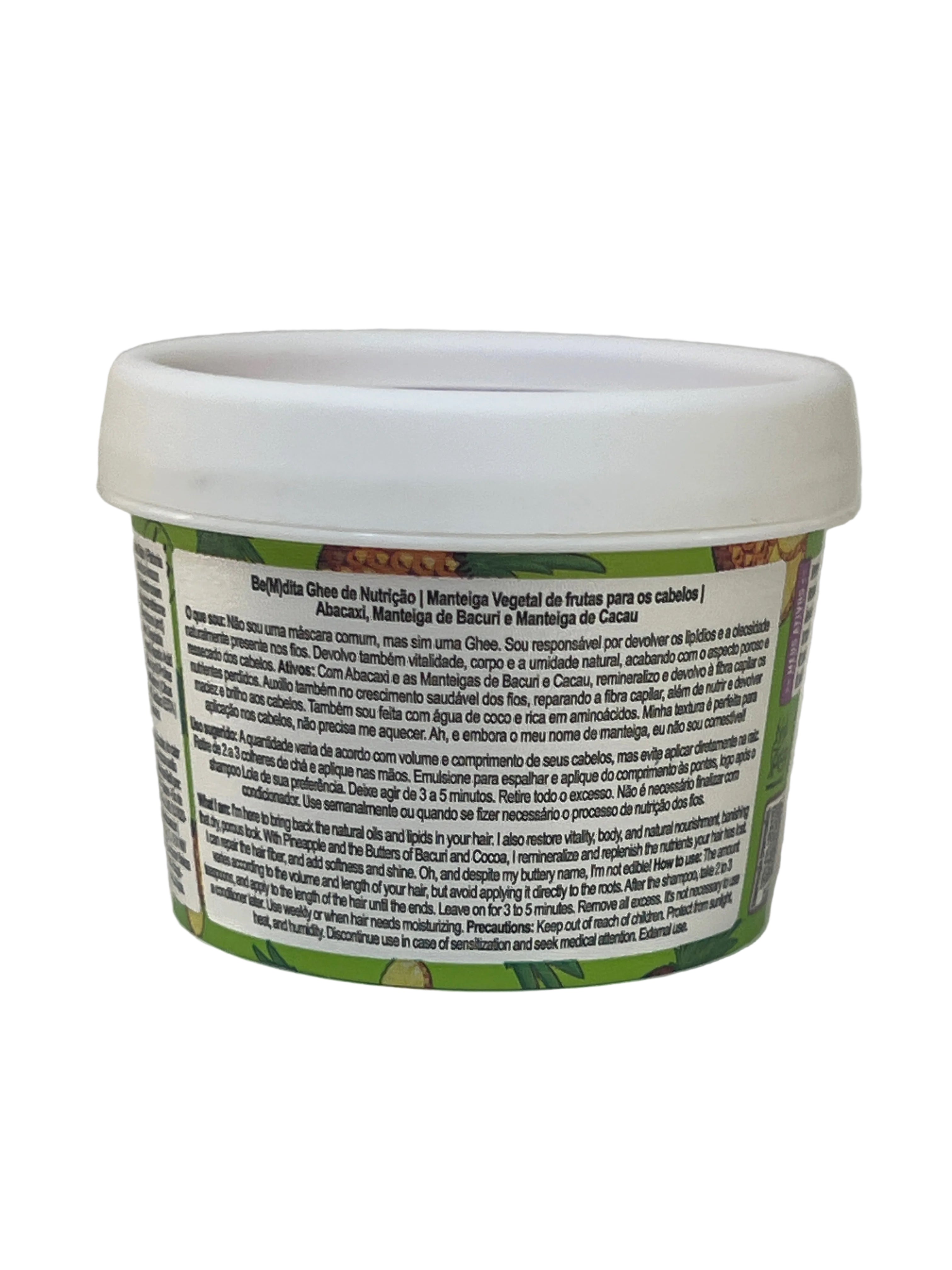 Lola Cosmetics Bemdita Ghee - Máscara Nutrição Abacaxi e Manteiga 100g