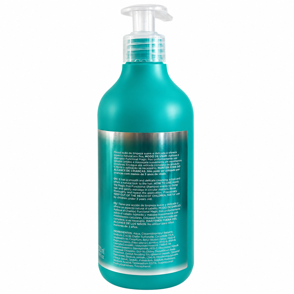 Lowell Cacho Mágico Magic Poo Shampoo 500 ml, modo d'uso