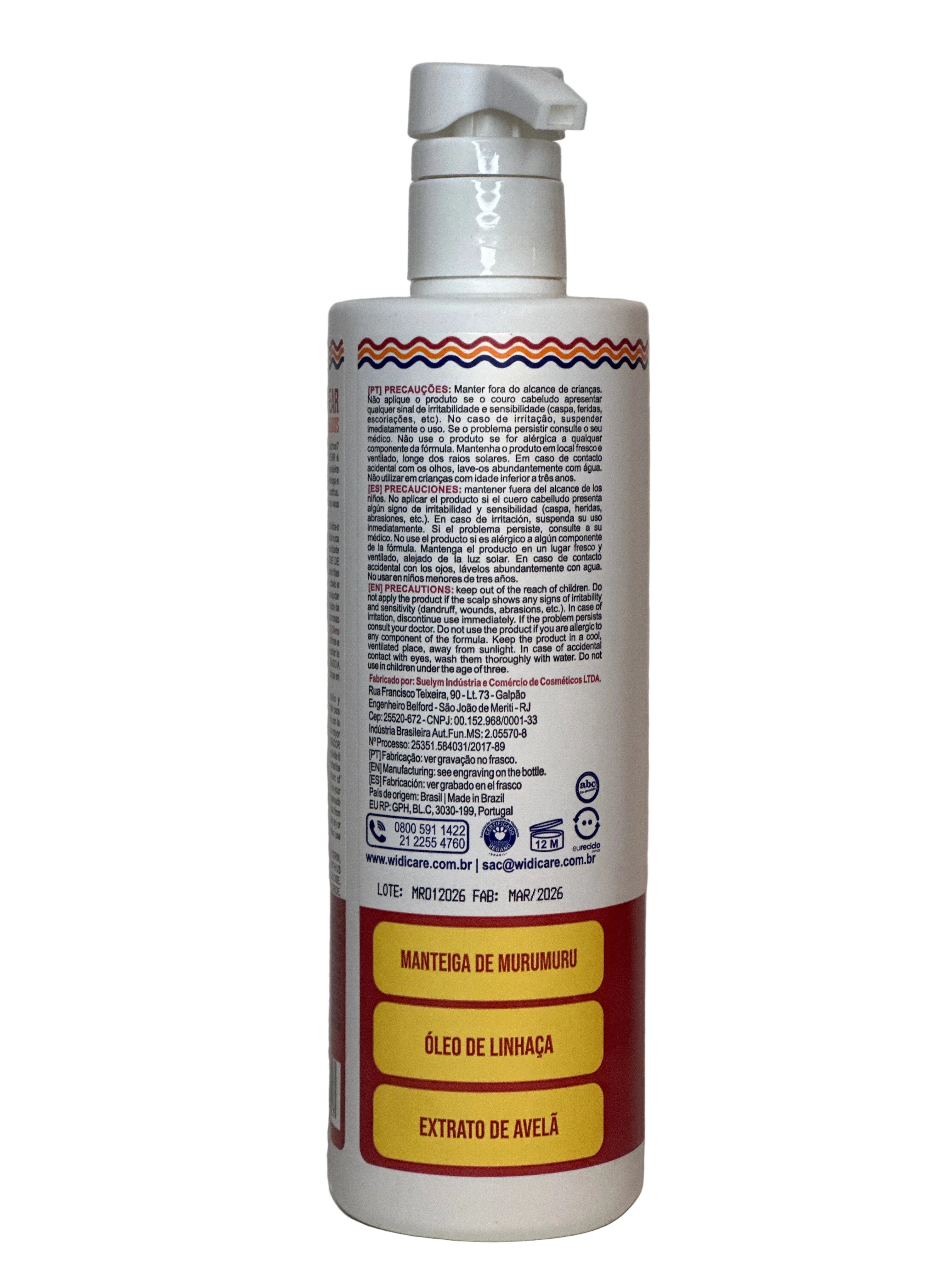 WD Juba Creme de Pentear Encaracolando A Juba 500ml