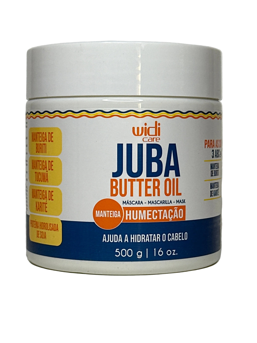 WD Juba Butter Oil Umectação Intensa 500g