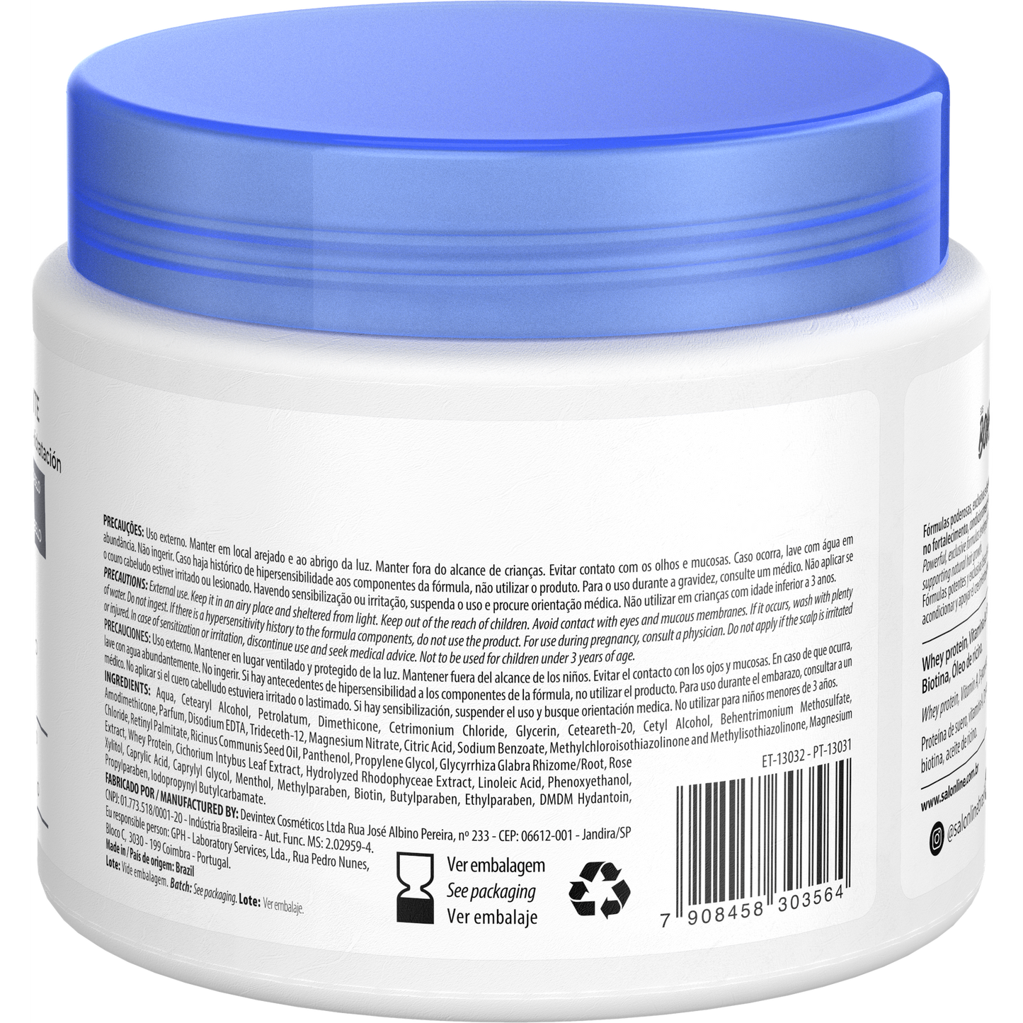 SOS Bomba Mãscara OriginalL 500gr