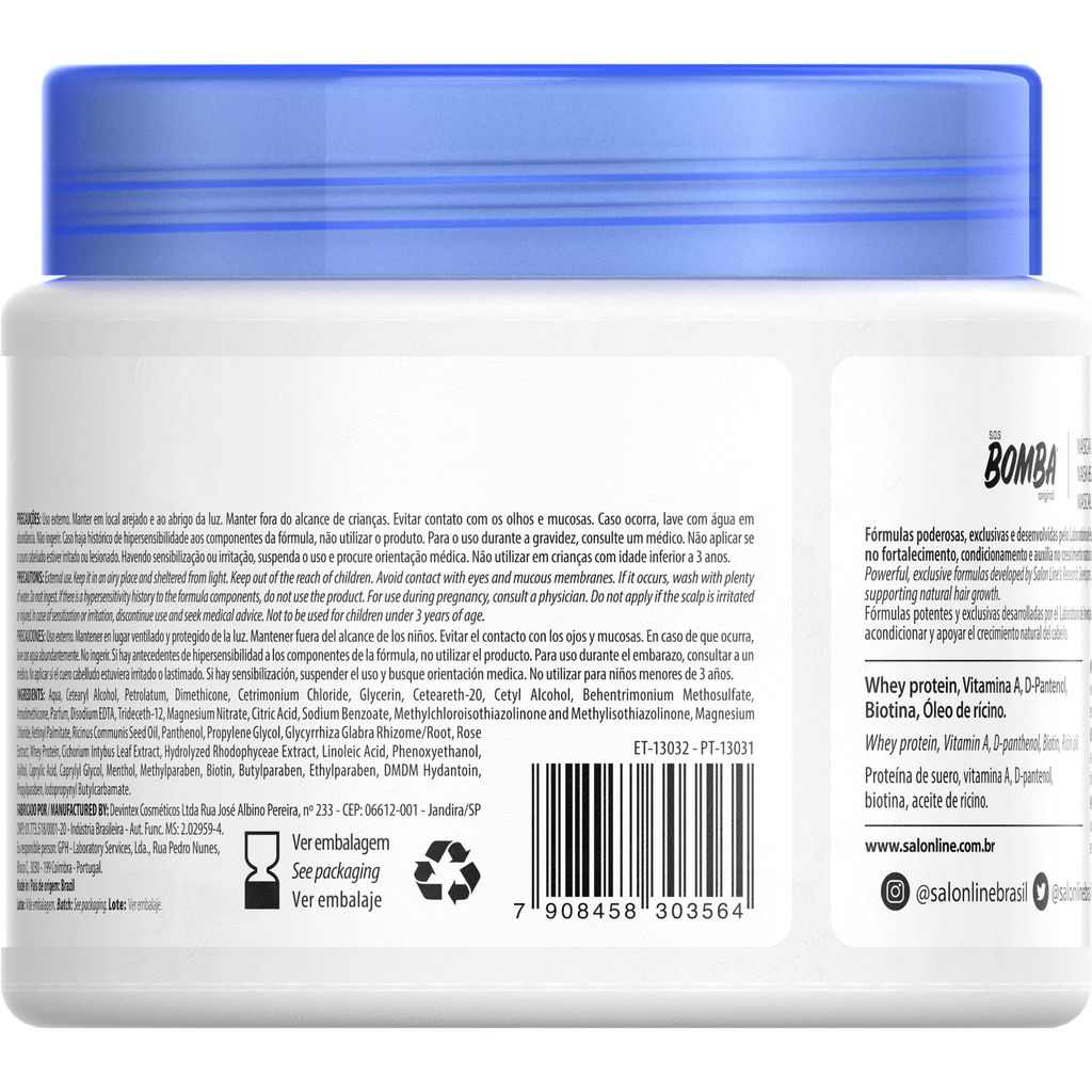 Salon Line SOS Bomba Máscara Original 500g