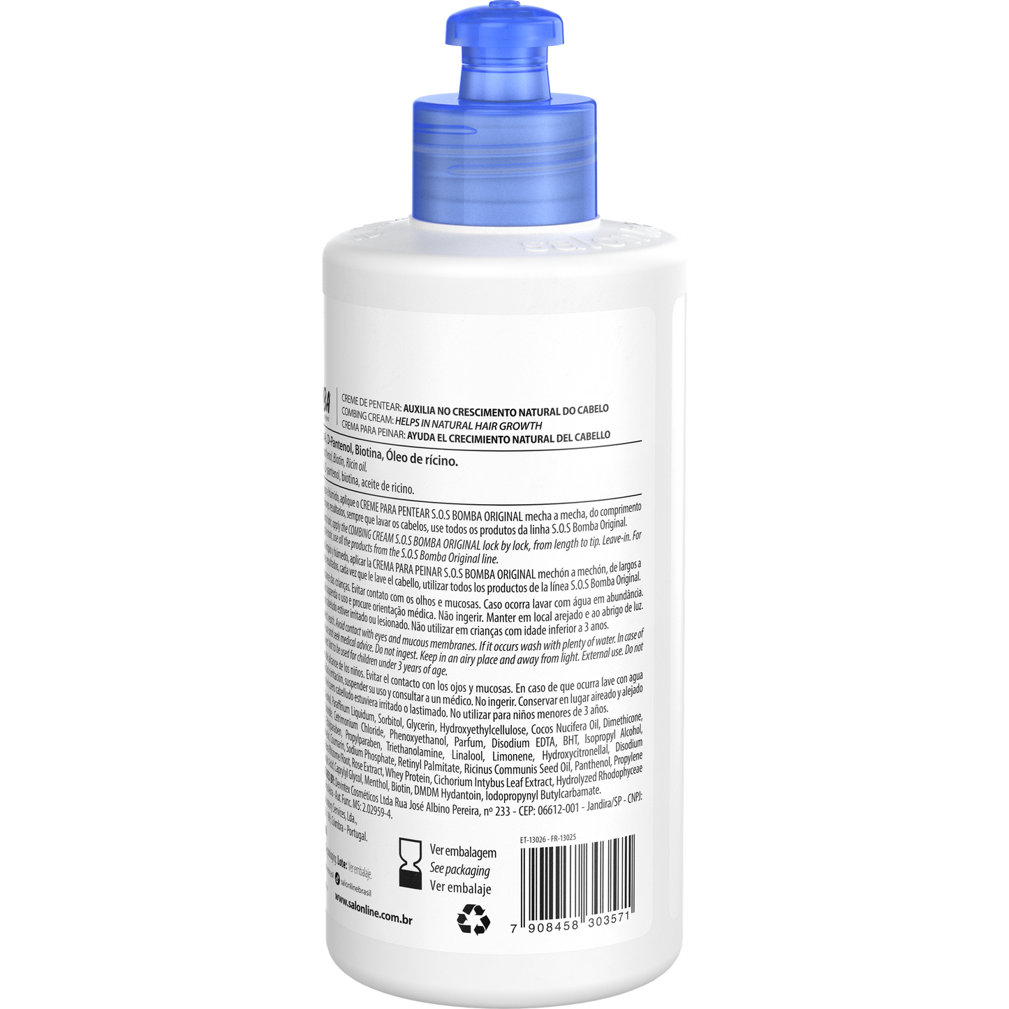 SOS Bomba Creme Pentenar Original 300ml