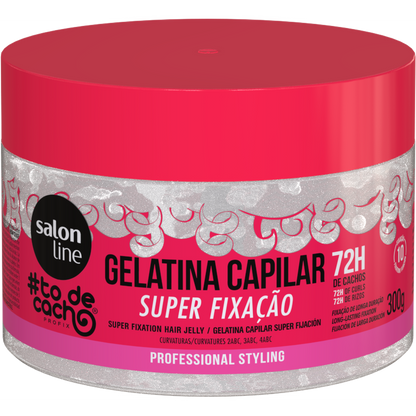 #todecacho - Gelatina Super Fixação 300gr