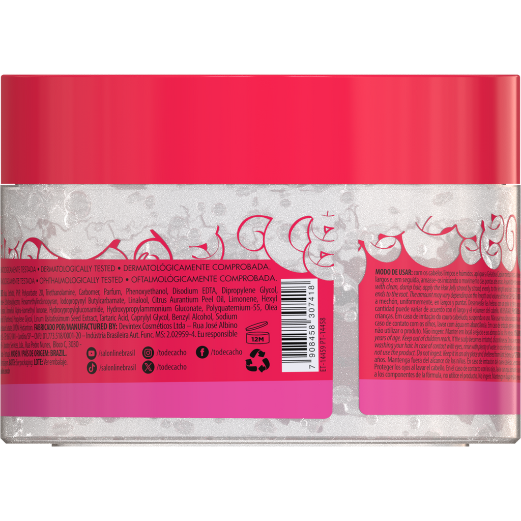 Salon Line #todecacho Gelatina Super Fixação 300g
