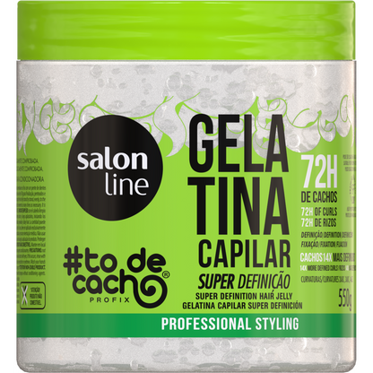 #todecacho - Gelatina Super Definição 550gr