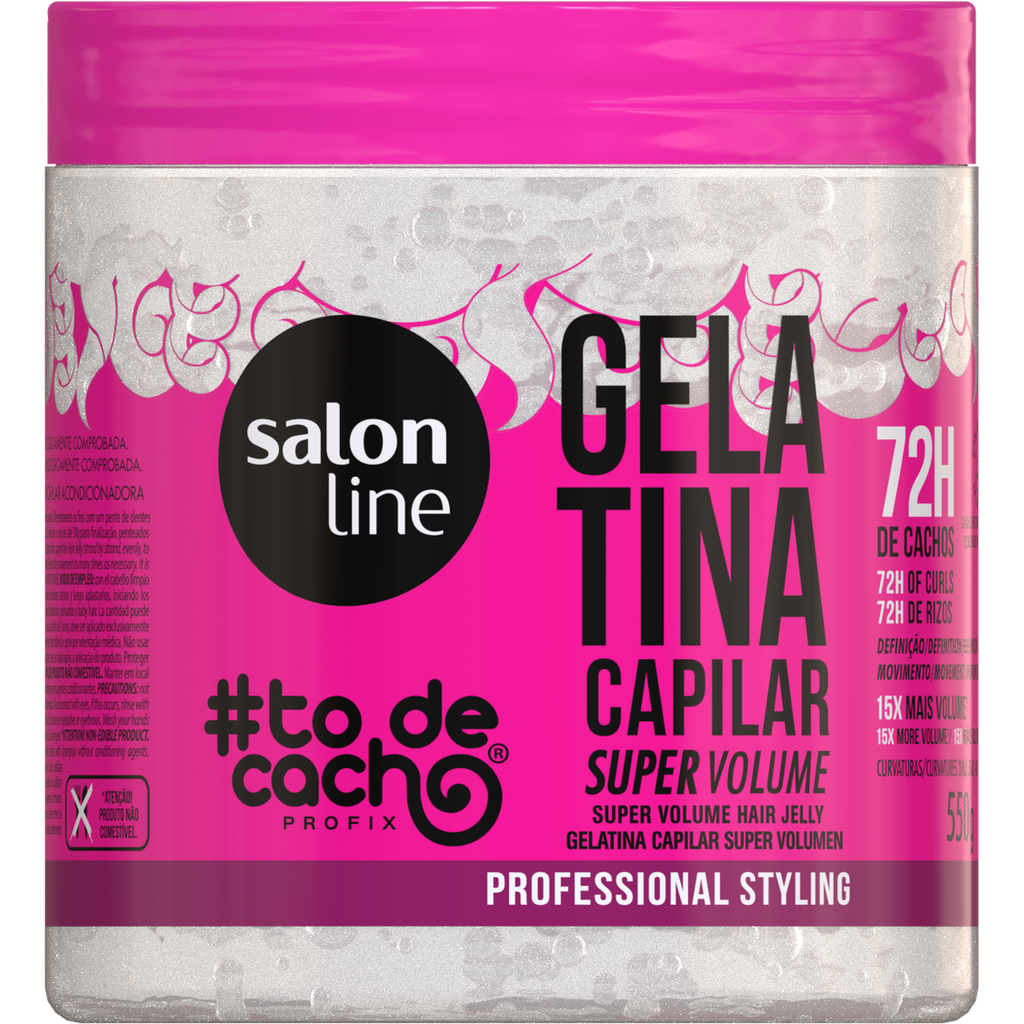 Salon Line #todecacho Gelatina Super Volume 550g