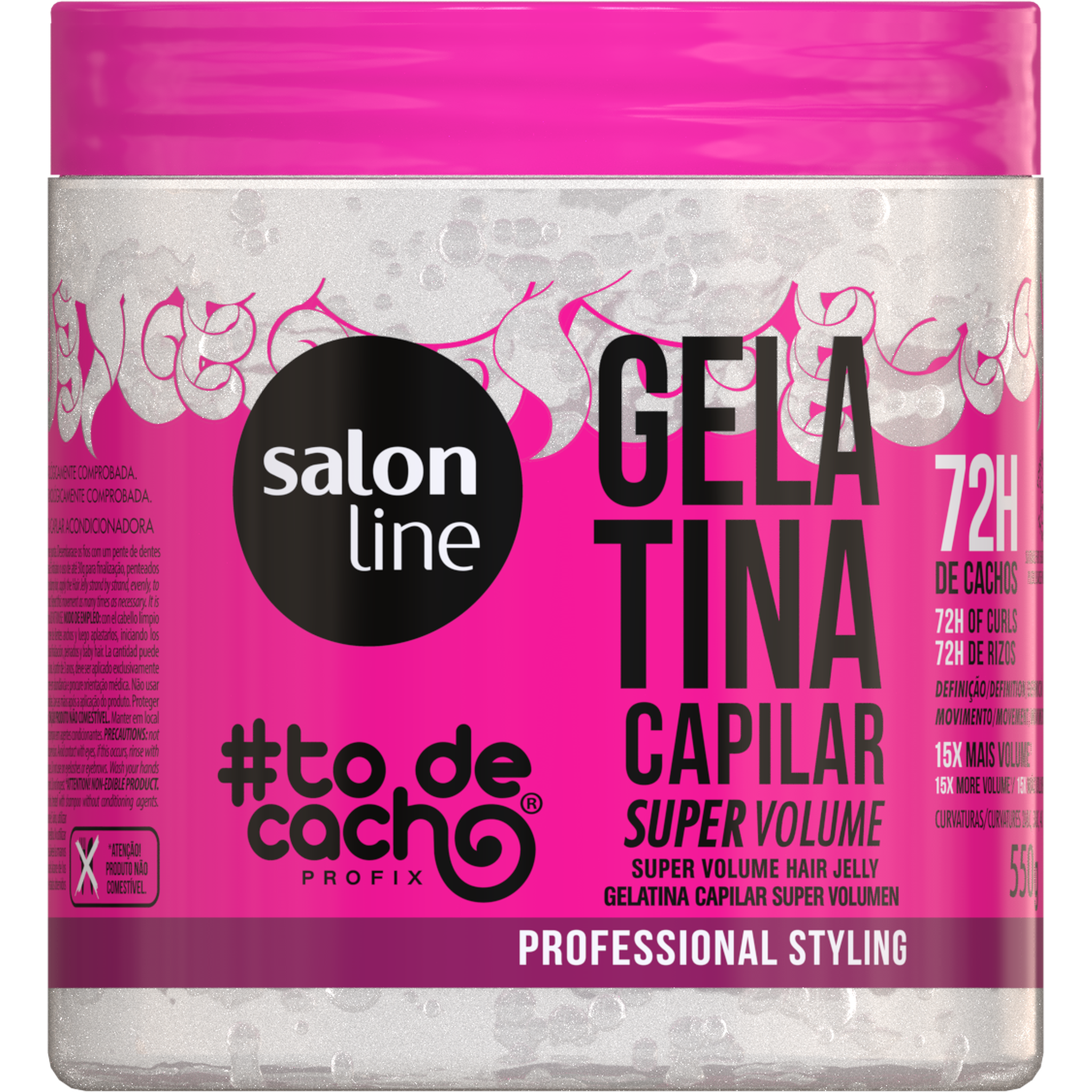 Salon Line #todecacho Gelatina Super Volume 550g