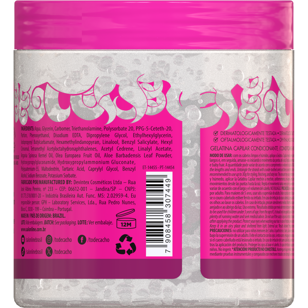 Salon Line #todecacho Gelatina Super Volume 550g