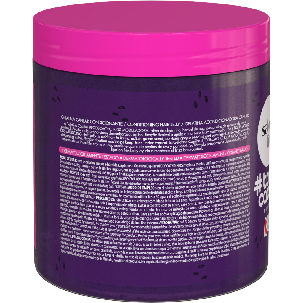 Salon Line #todecacho Gelatina Modeladora Kids Uva 550g