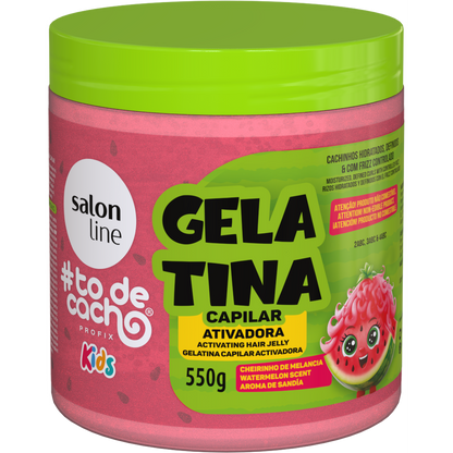 #todecacho - Gelatina Ativadora Kids Melancia 550gr