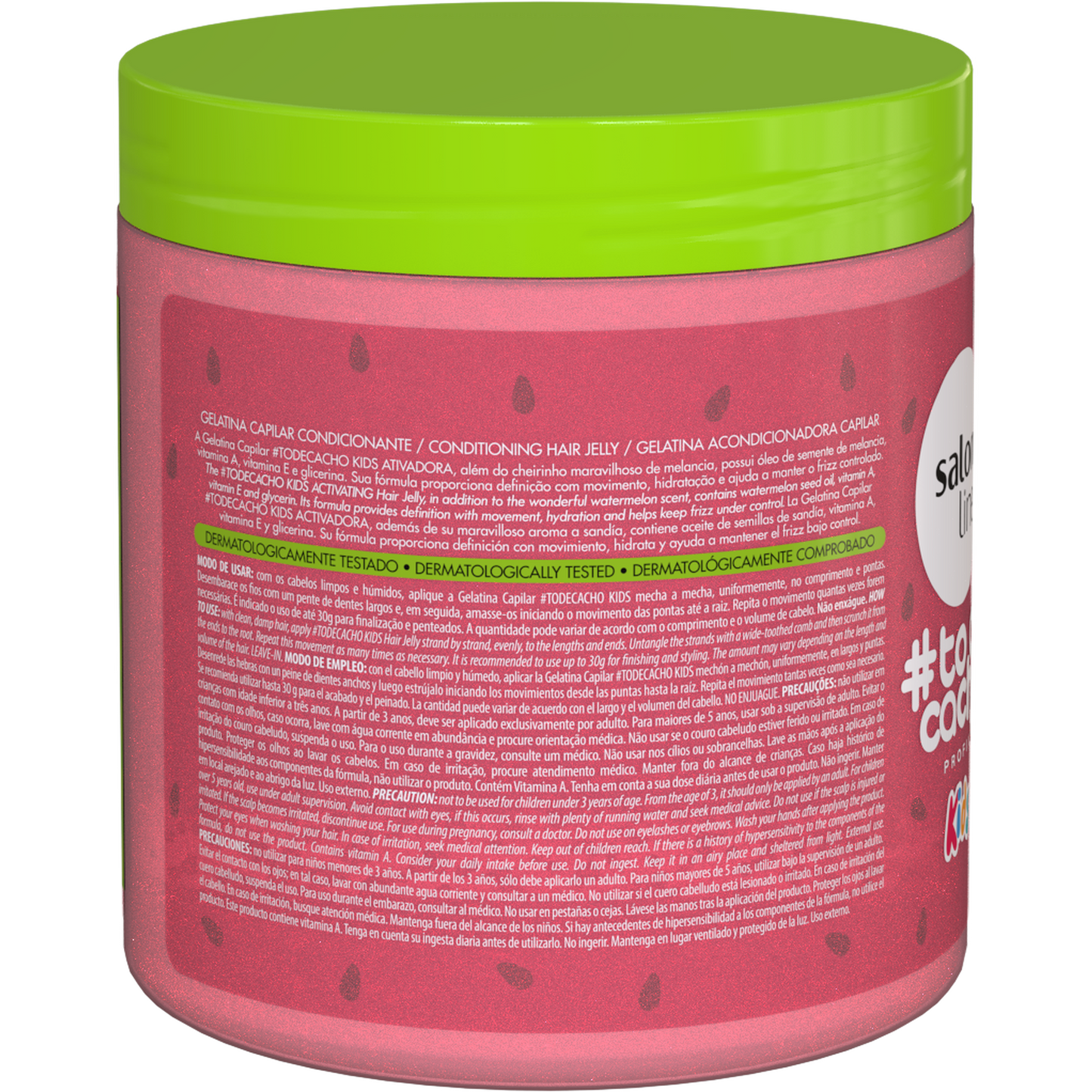 #todecacho - Gelatina Ativadora Kids Melancia 550gr