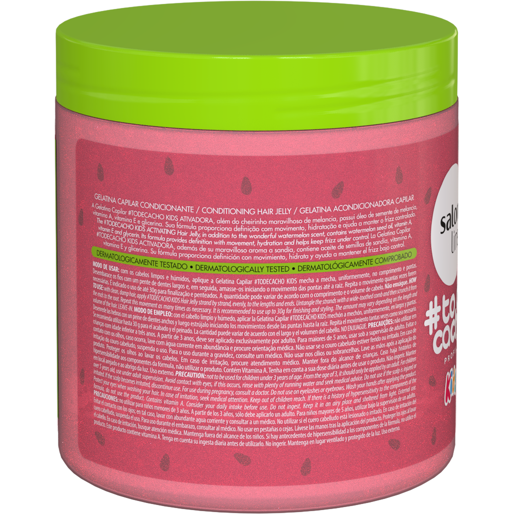 Salon Line #todecacho Gelatina Ativadora Kids Melancia 550g
