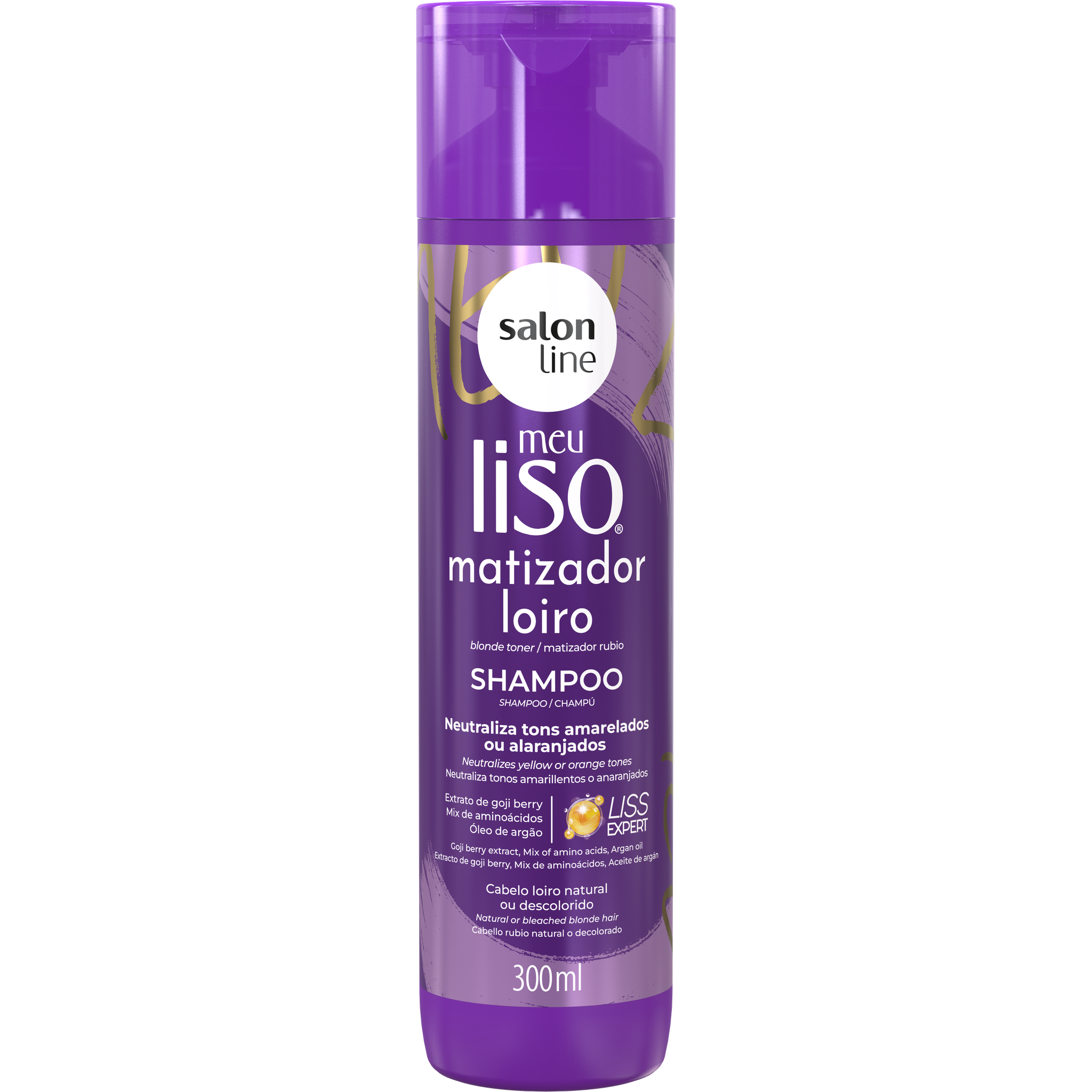 Salon Line Meu Liso Shampoo Matizador 300ml