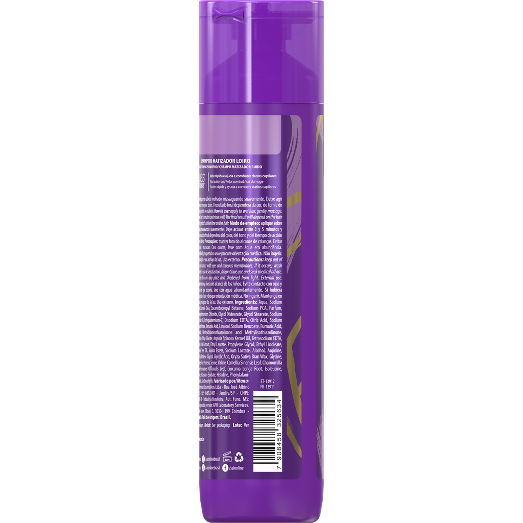 Salon Line Meu Liso Shampoo Matizador 300ml
