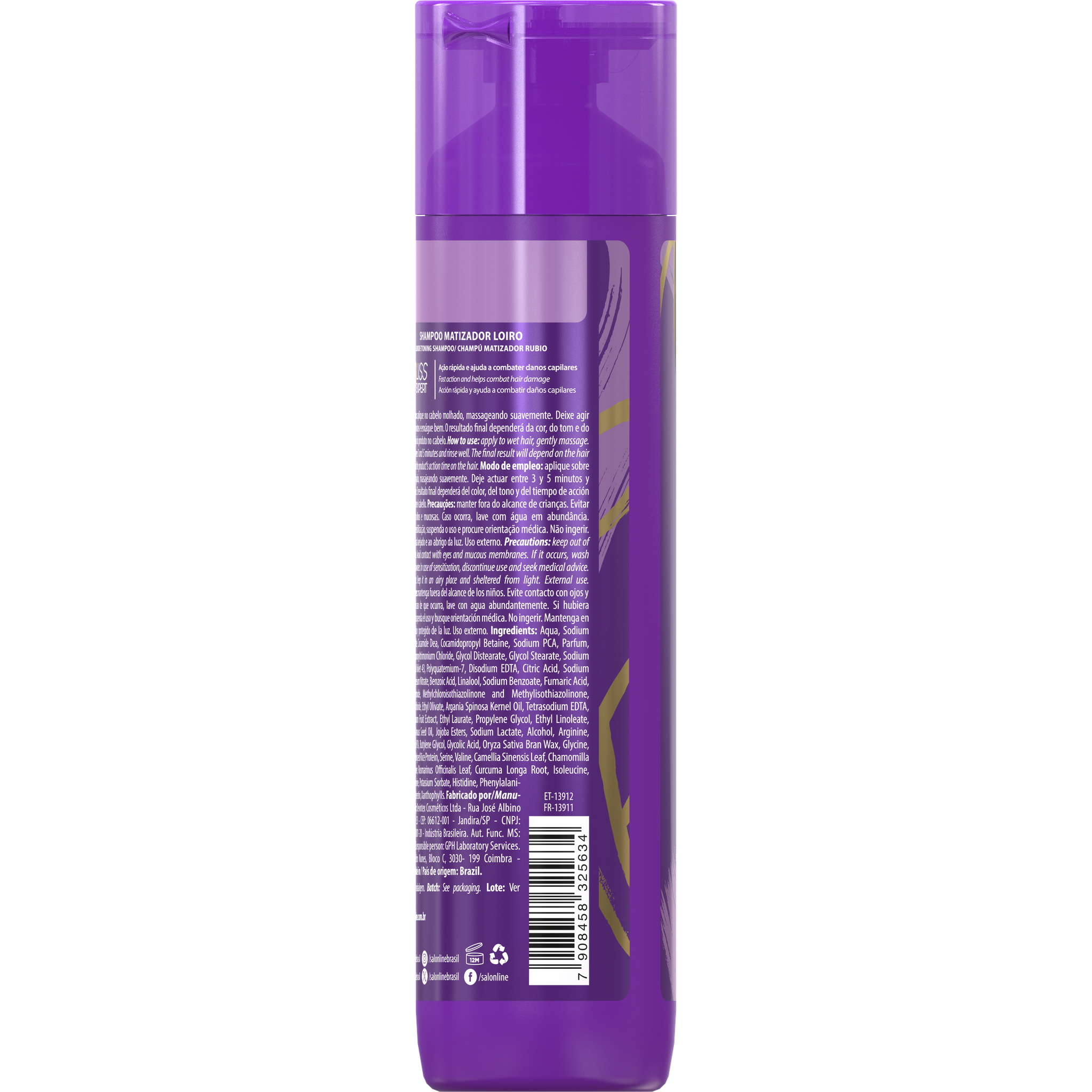 Salon Line Meu Liso Shampoo Matizador 300ml