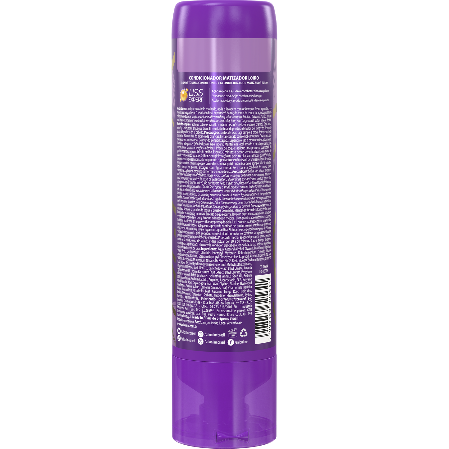 Meu Liso Condicionador Matizador 300ml