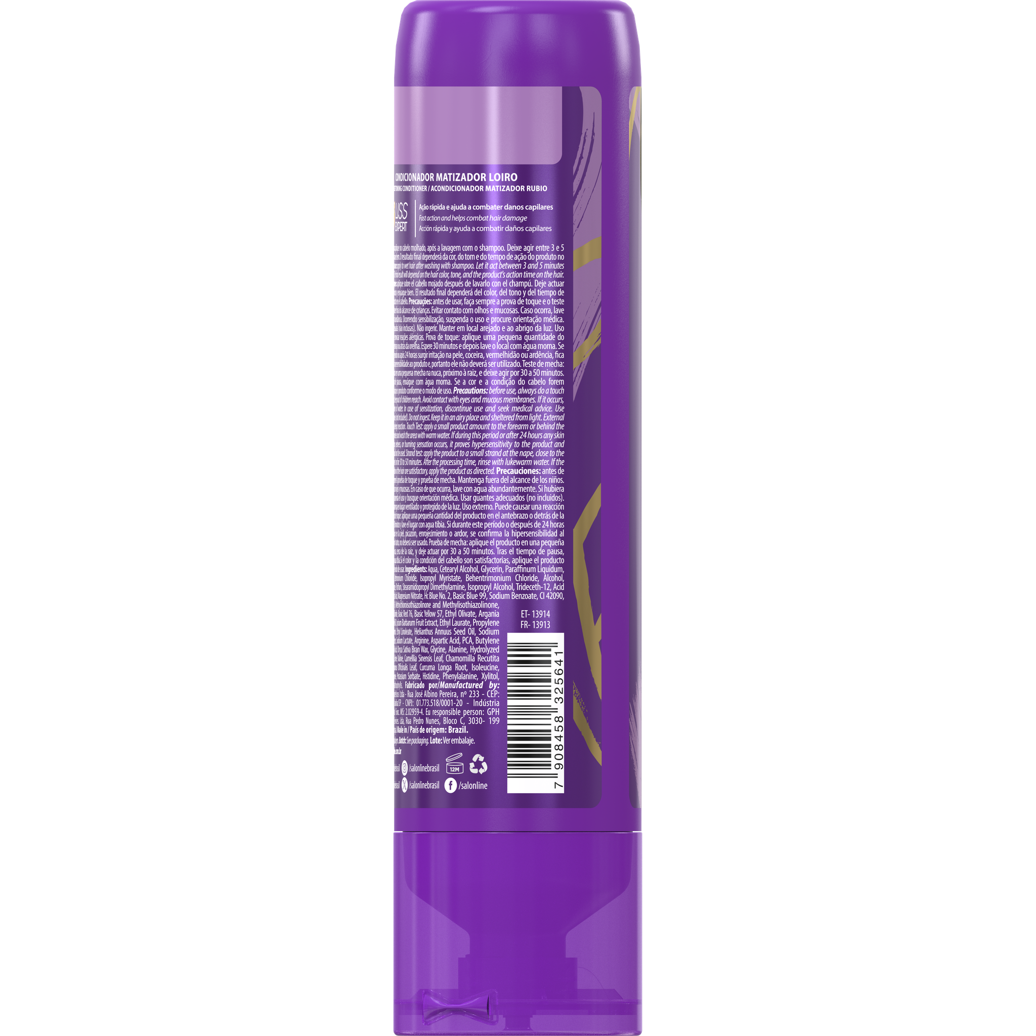Salon Line Meu Liso Condicionador Matizador 300ml