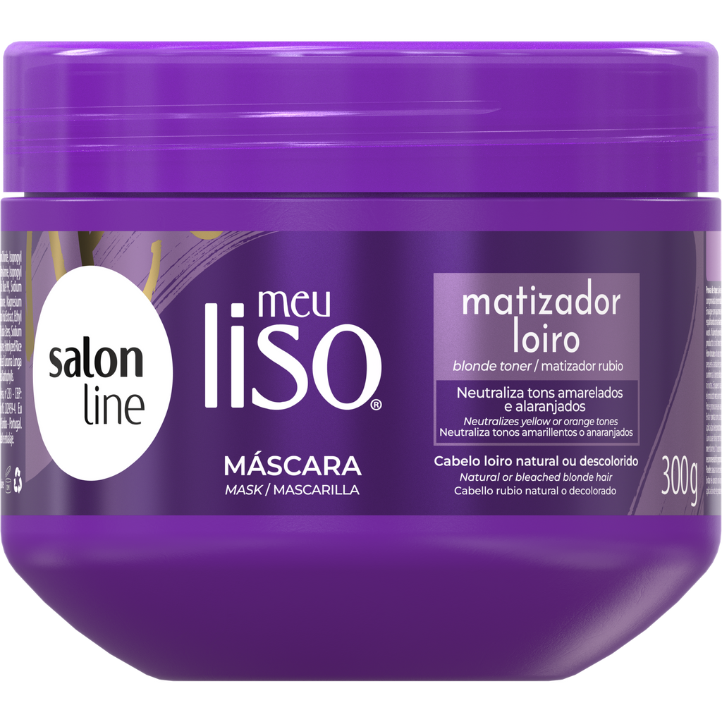 Salon Line Meu Liso Máscara Matizador 300g