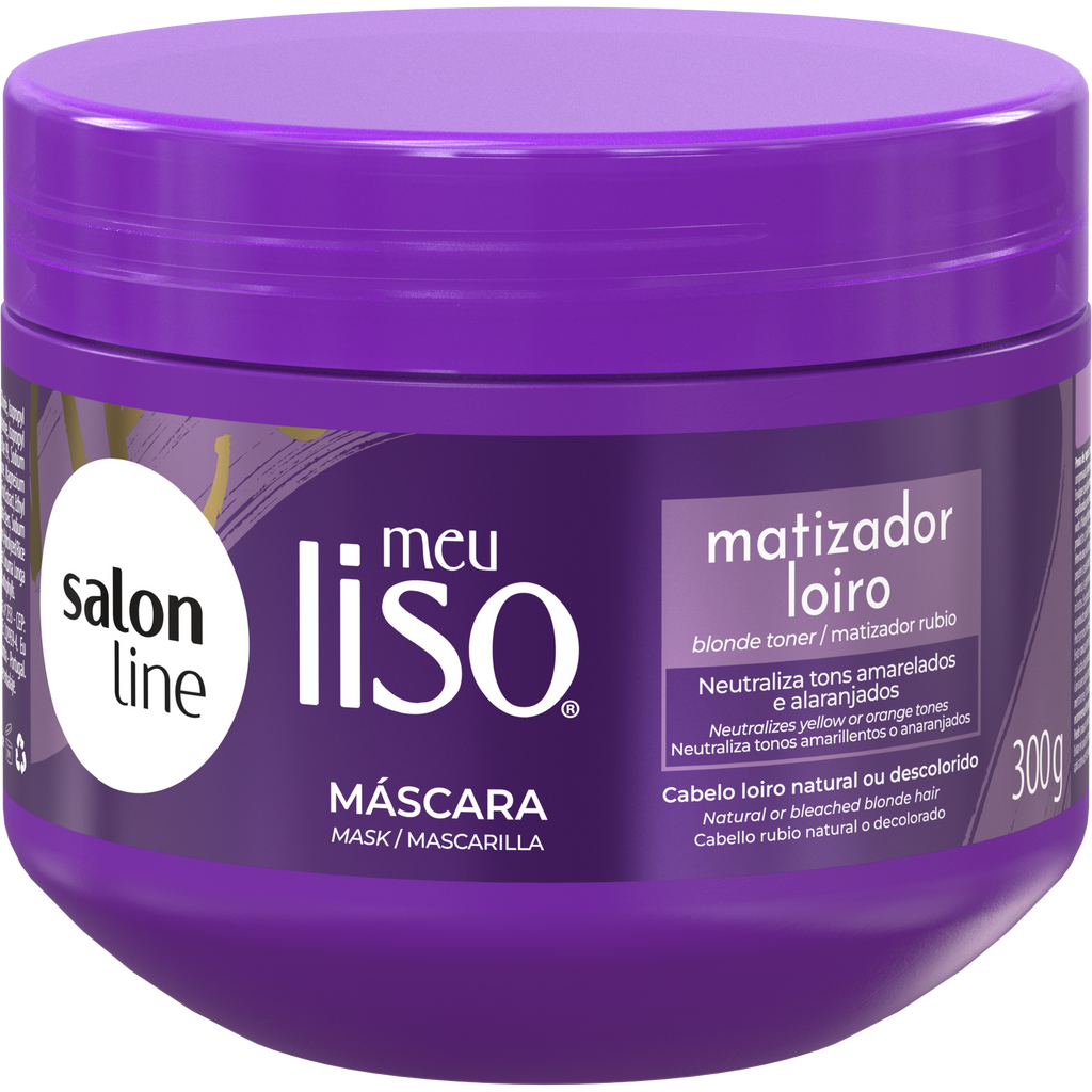 Salon Line Meu Liso Máscara Matizador 300g