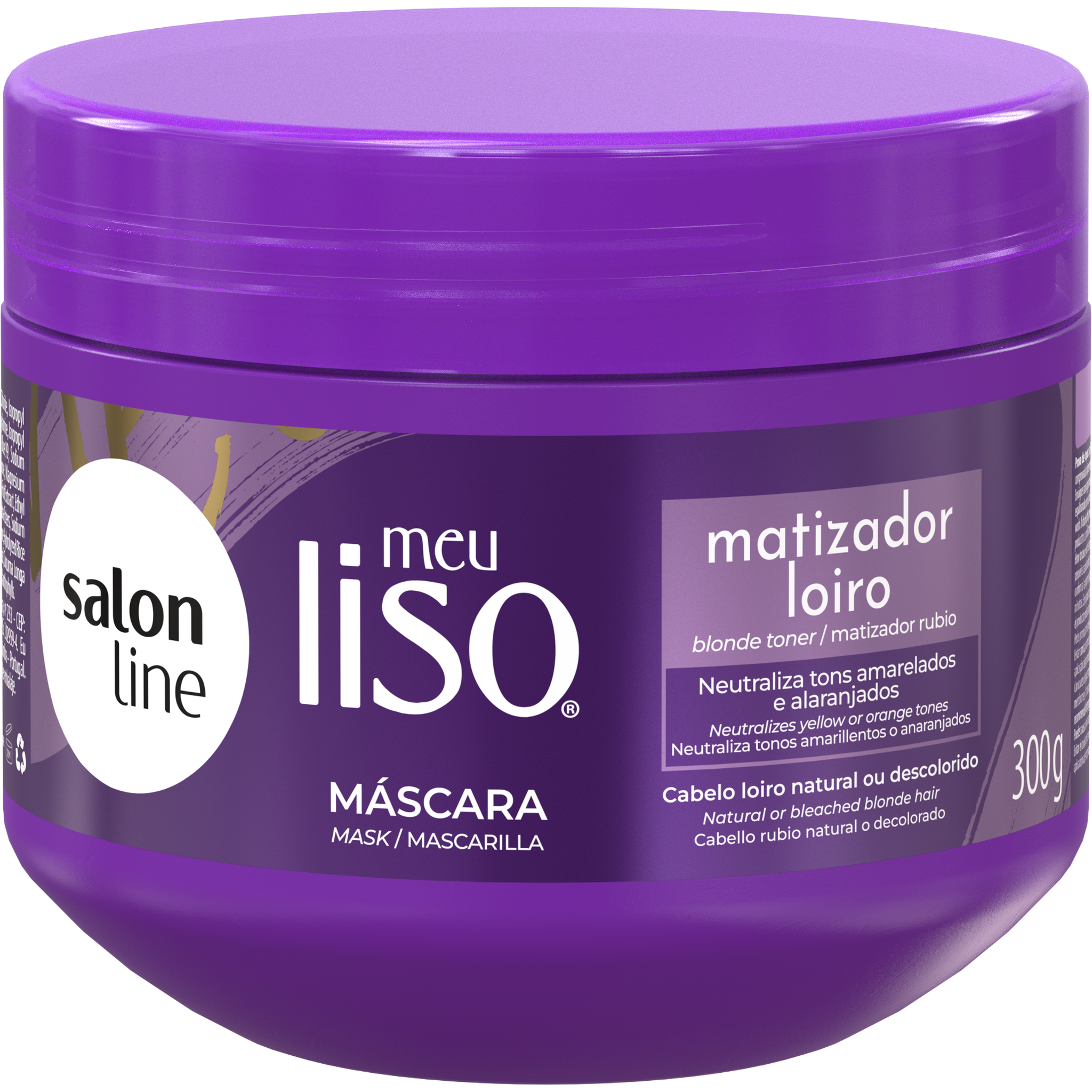 Salon Line Meu Liso Máscara Matizador 300g