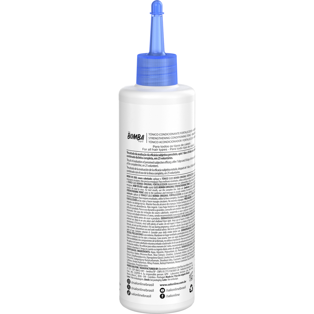 Salon Line SOS Bomba Tônico Fortalecimento Crescimento 100ml
