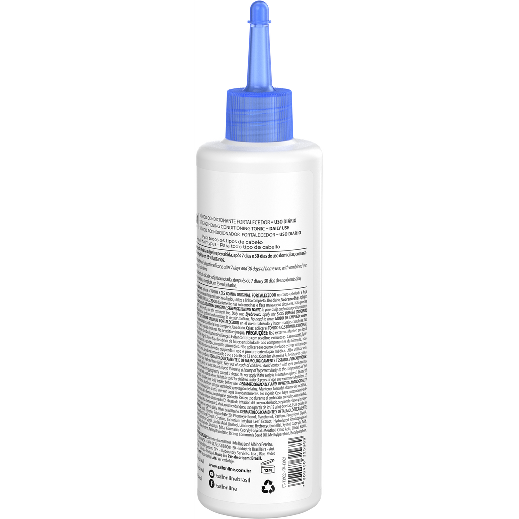 Salon Line SOS Bomba Tônico Fortalecimento Crescimento 100ml