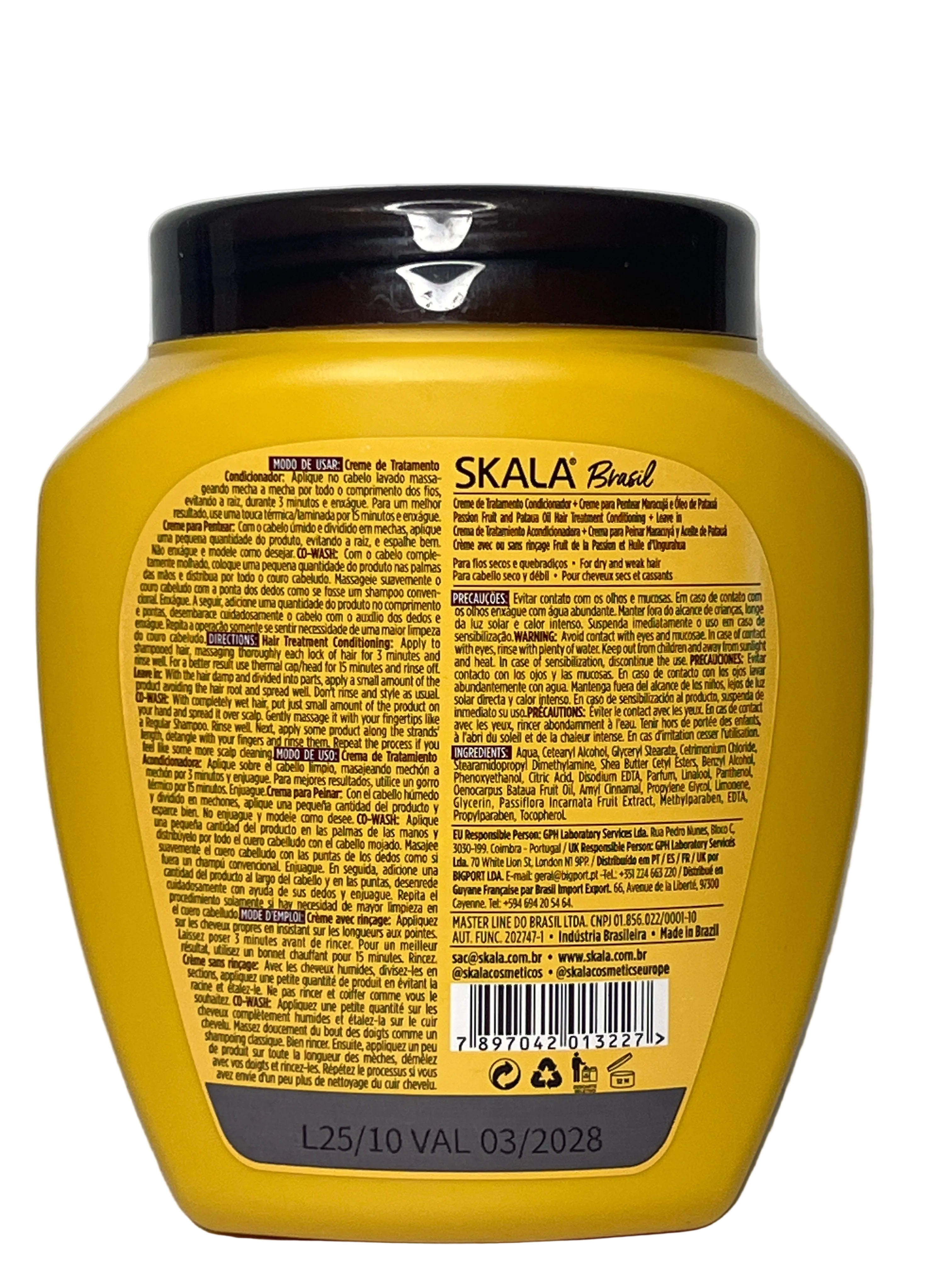 Skala Creme Condicionador Maracujá e Oleo Patauá 1000ml
