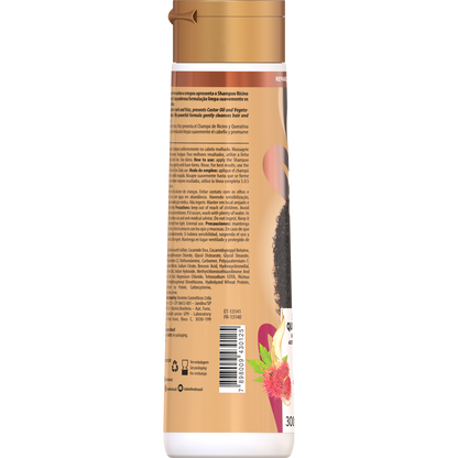 SOS Shampoo Ricino e Queratina 300ml