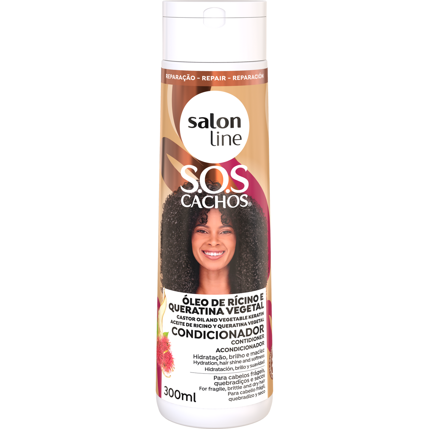 SOS Condicionador Ricino e Queratina 300ml