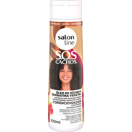 SOS Condicionador Ricino e Queratina 300ml