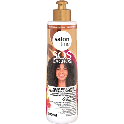 SOS Ativador Ricino e Queratina 300ml