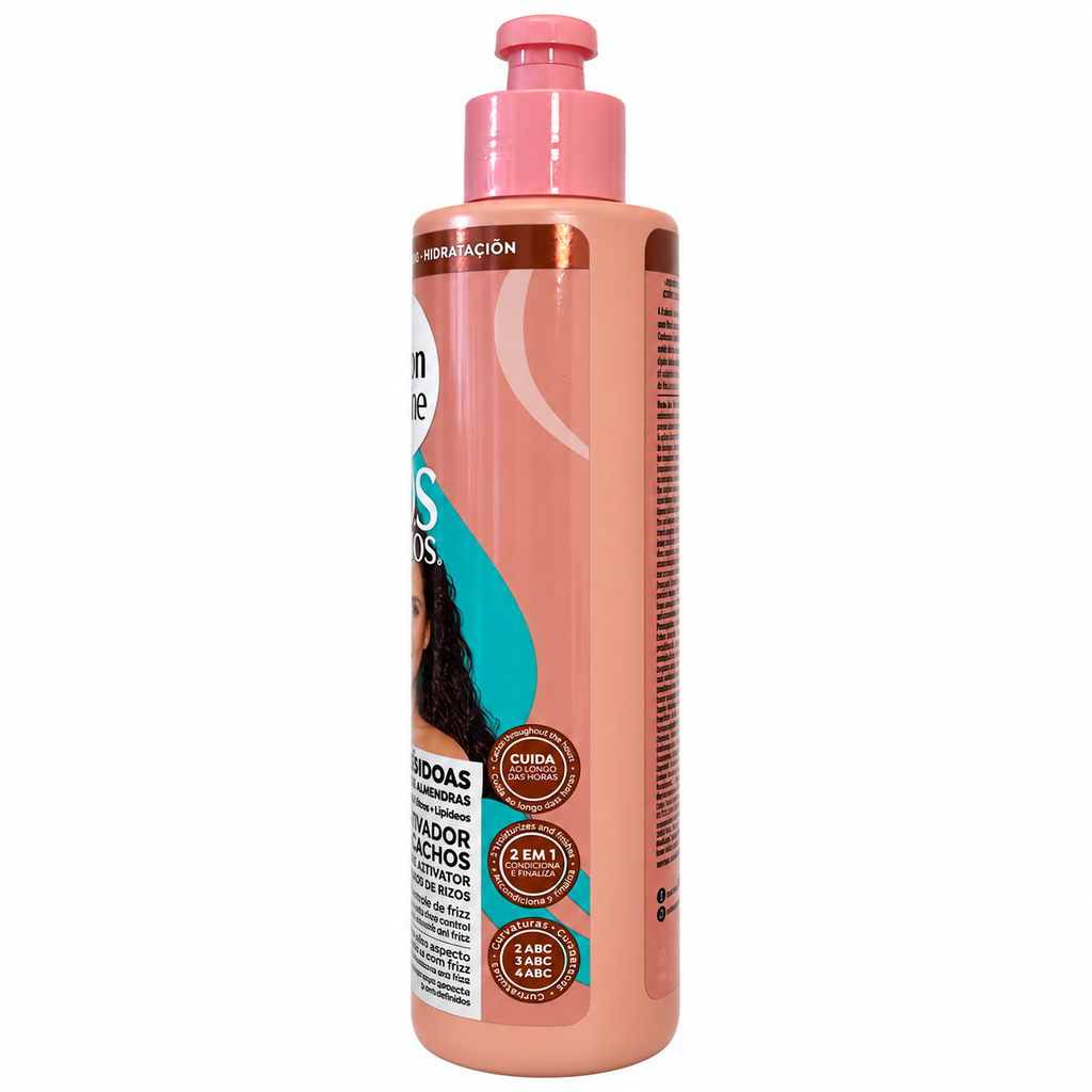 Salon Line SOS Cachos Ativador Óleo de Amêndoas Cachos Leves 300 ml, lato