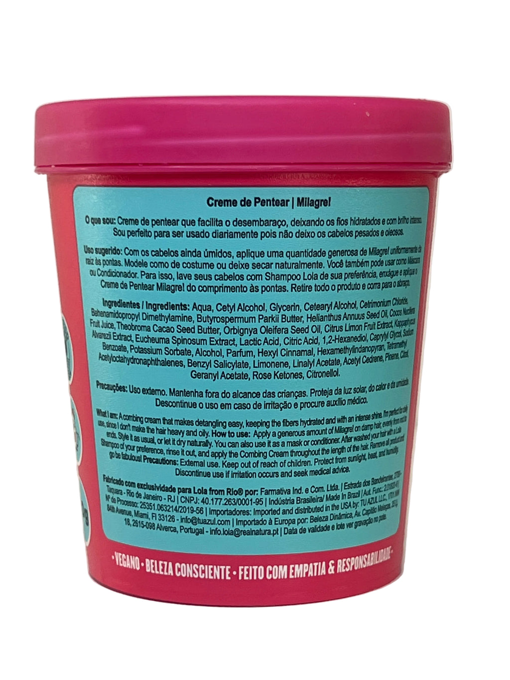Milagre Creme de Pentear 450g