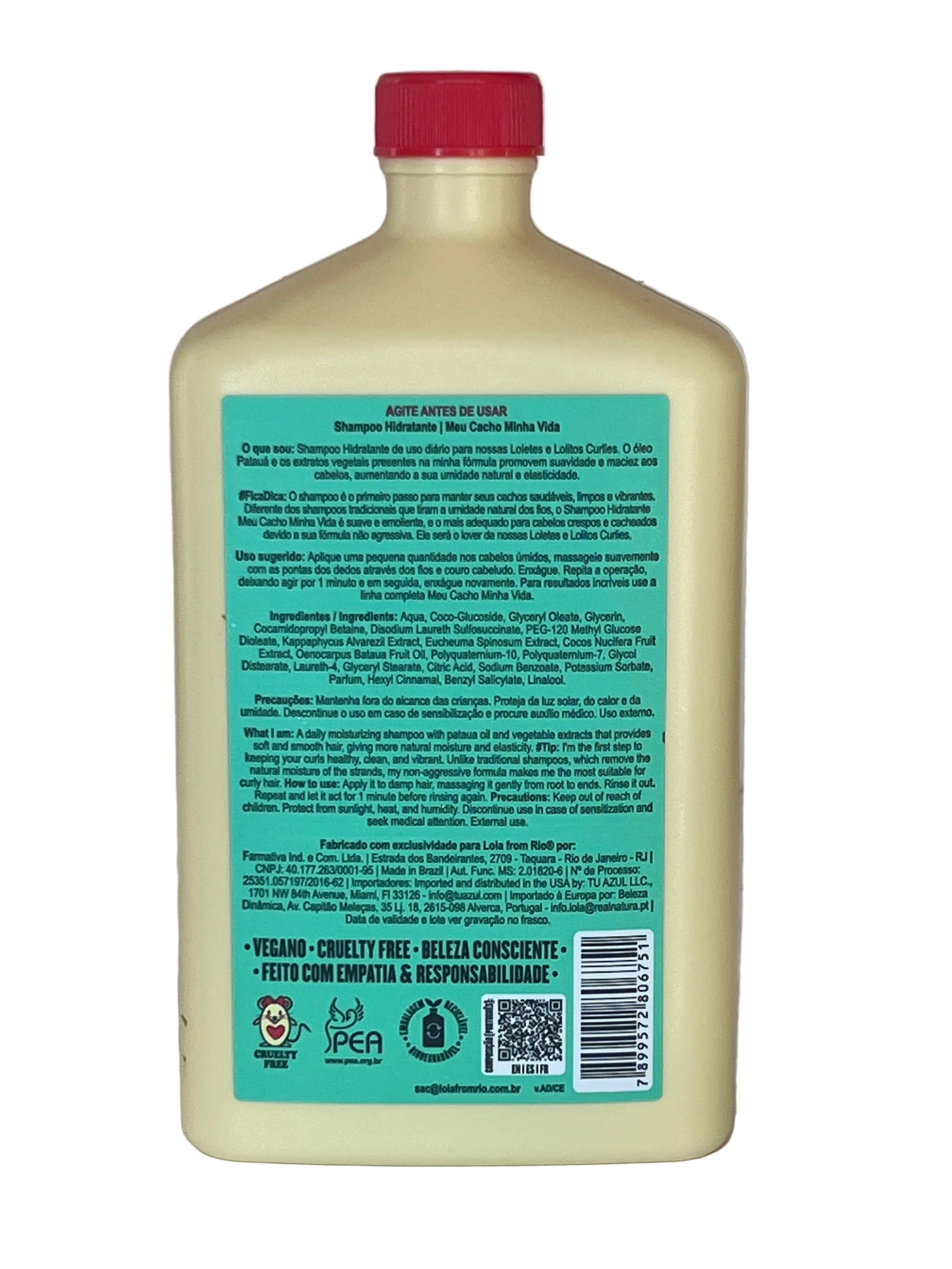 Lola Cosmetics Meu Cacho Minha Vida - Champô 500ml