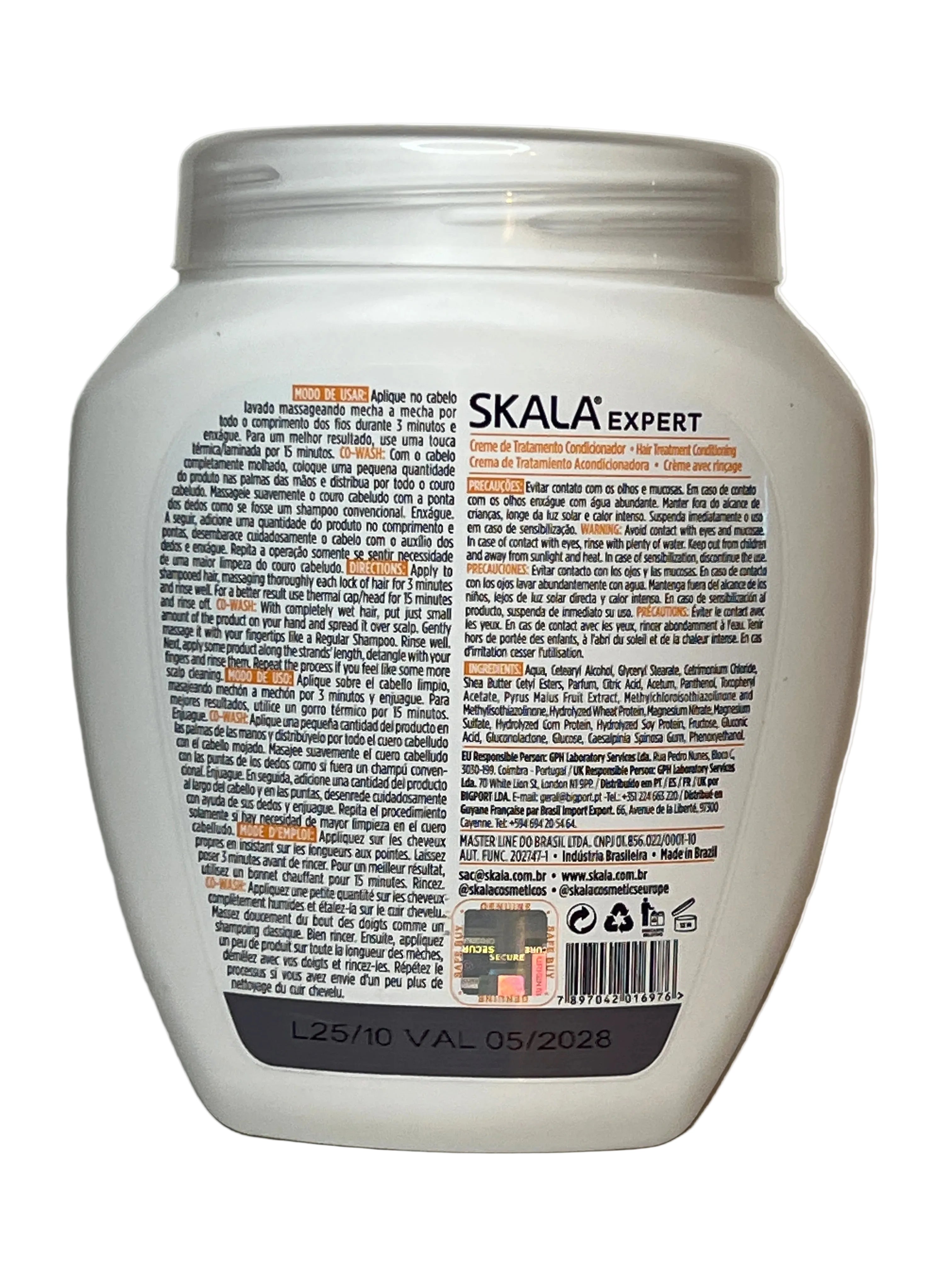 Skala Creme Condicionador Bomba Vitaminas Keratina 1000ml