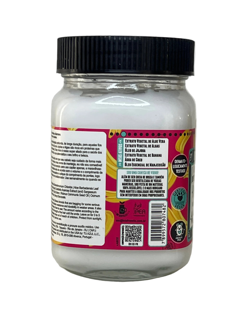 Lola Cosmetics Bemdita Ghee - Máscara Hidratação Banana e Aloe 350g