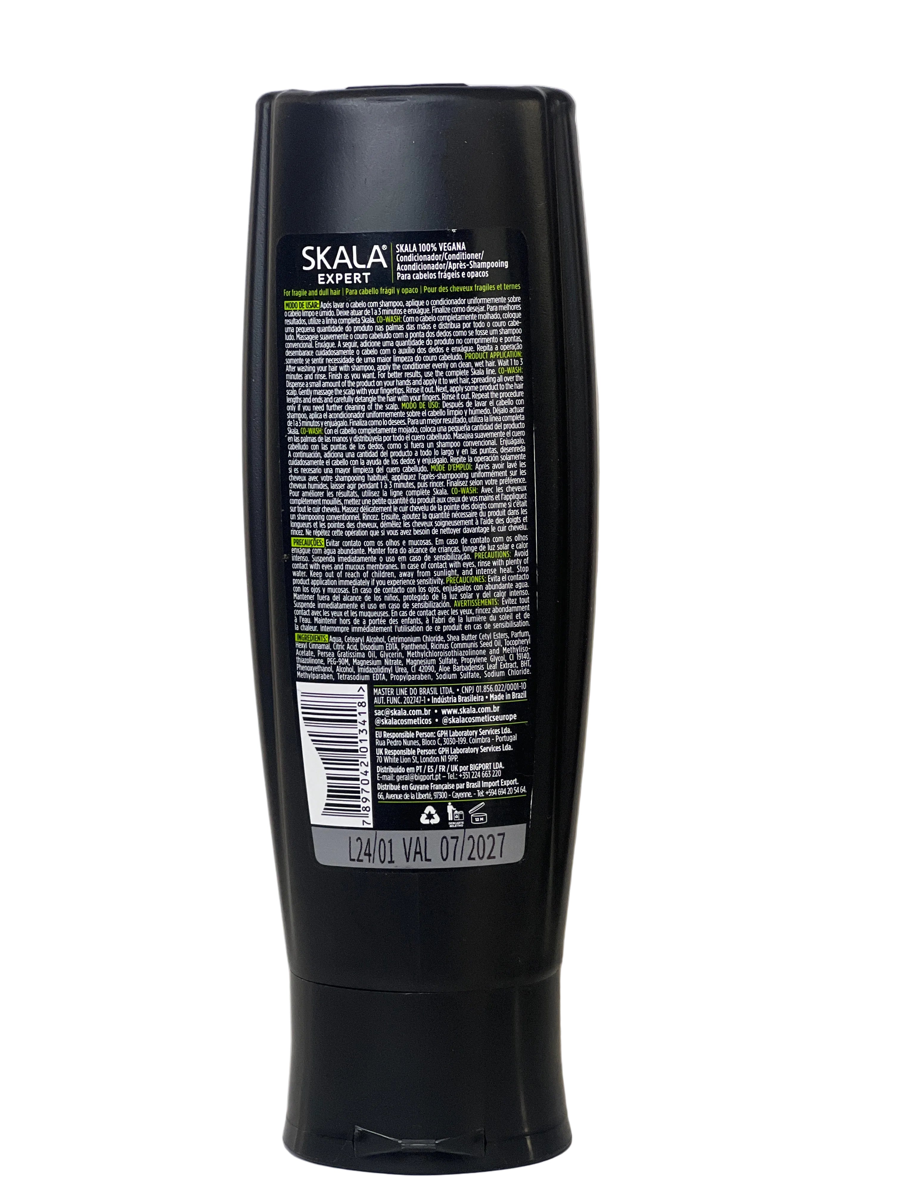 Skala Condicionador Bomba Vitaminas Abacate 325ml