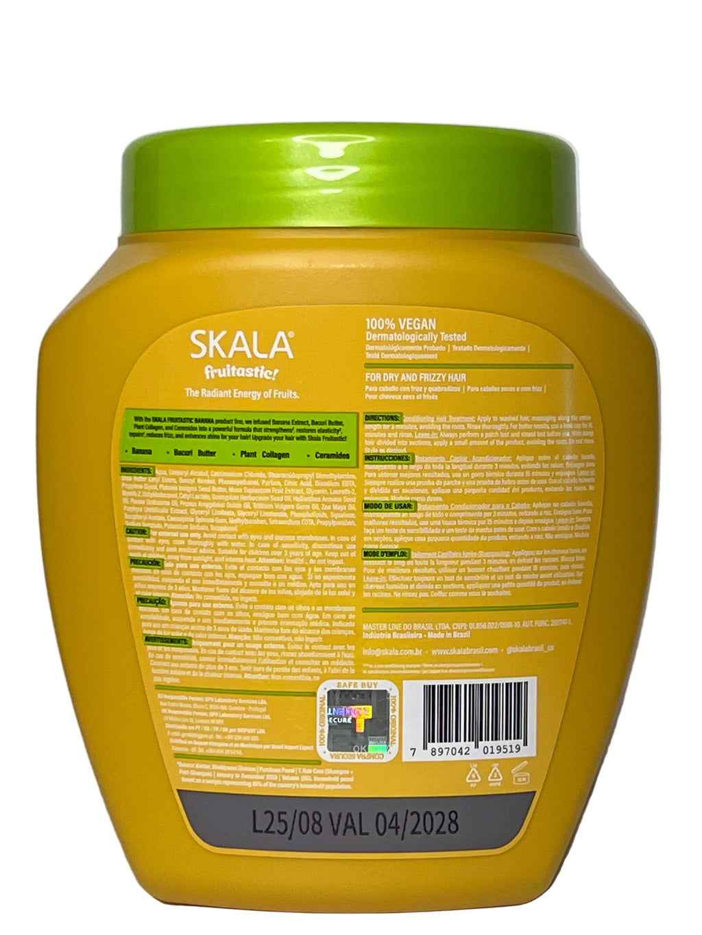 Skala Creme Condicionador Banana Frutastica 1000ml 2em1