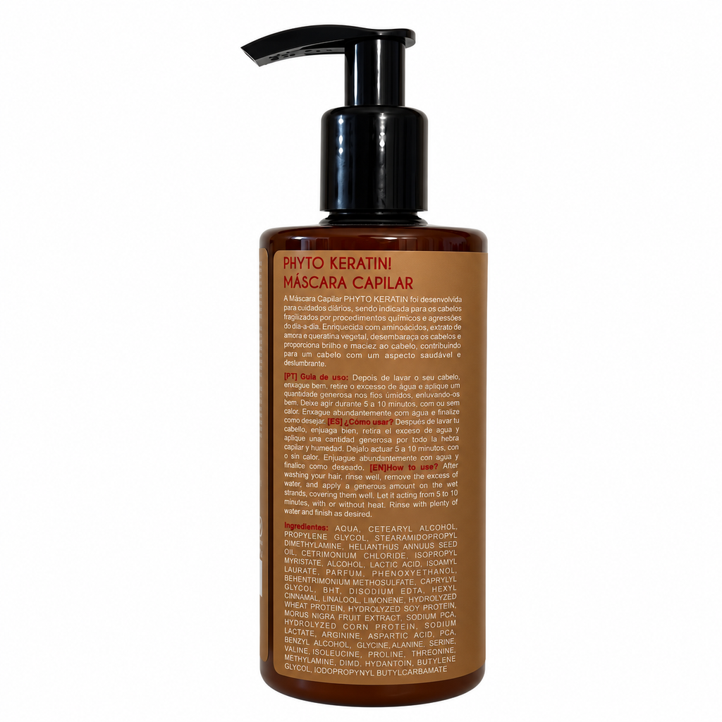 Widi Care Máscara Capilar Phyto Keratin 250 ml, modo d'uso e ingredienti