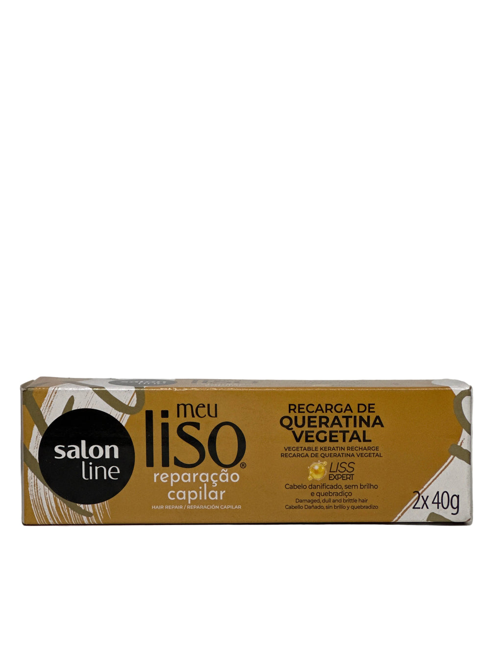 Salon Line Meu Liso Rest. Intensa Recarga Queratina 80g