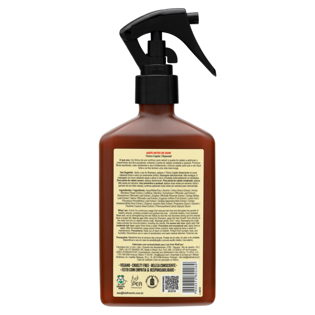 Lola Cosmetics Rapunzel - Tónico Crescimento Spray 250ml