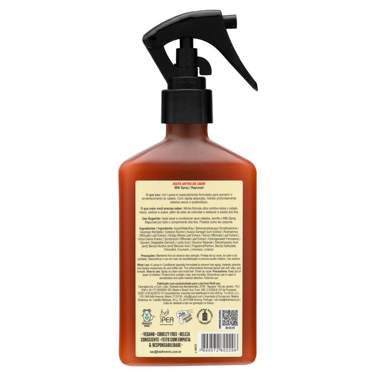 Lola Cosmetics Rapunzel Milk - Spray 250ml