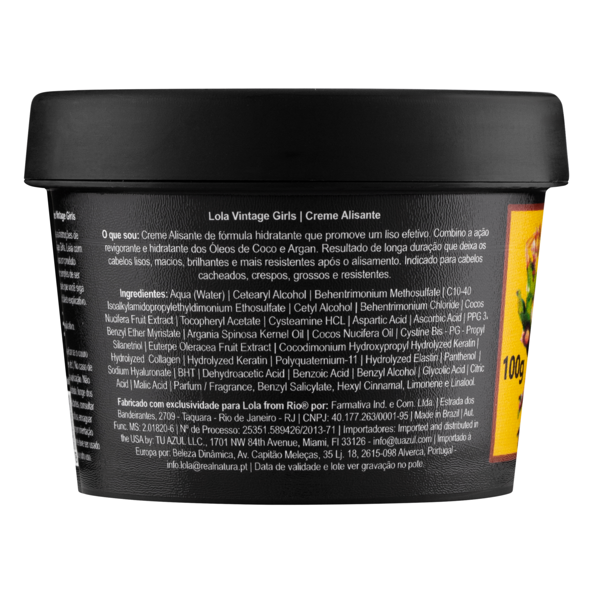 Lola Cosmetics Vintage Girls Pequeno - Redutor de Volume 100g