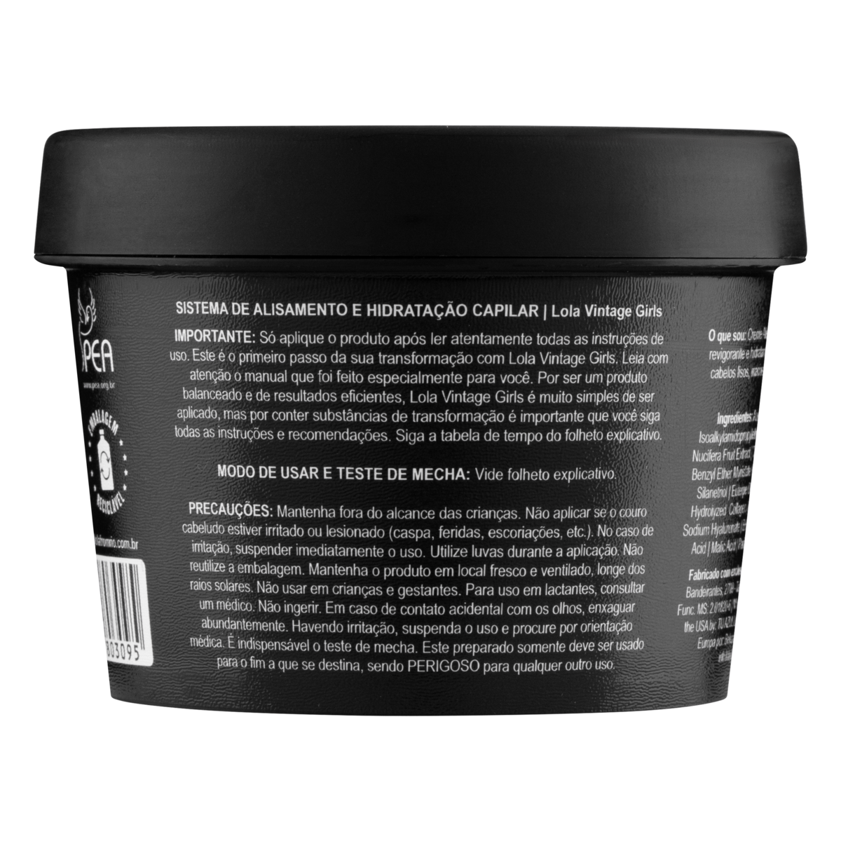 Lola Cosmetics Vintage Girls Pequeno - Redutor de Volume 100g