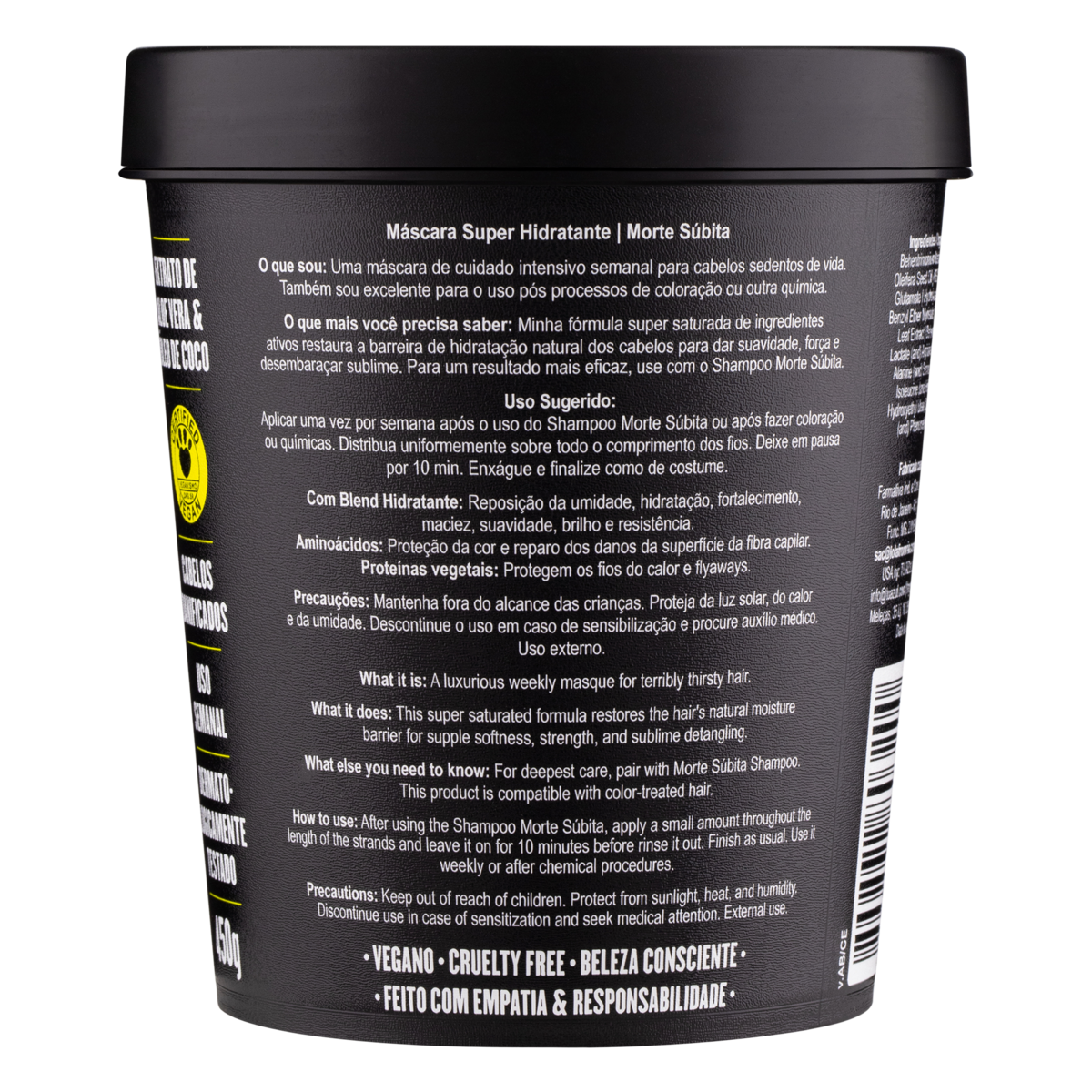 Lola Cosmetics Morte Súbita - Máscara 450g