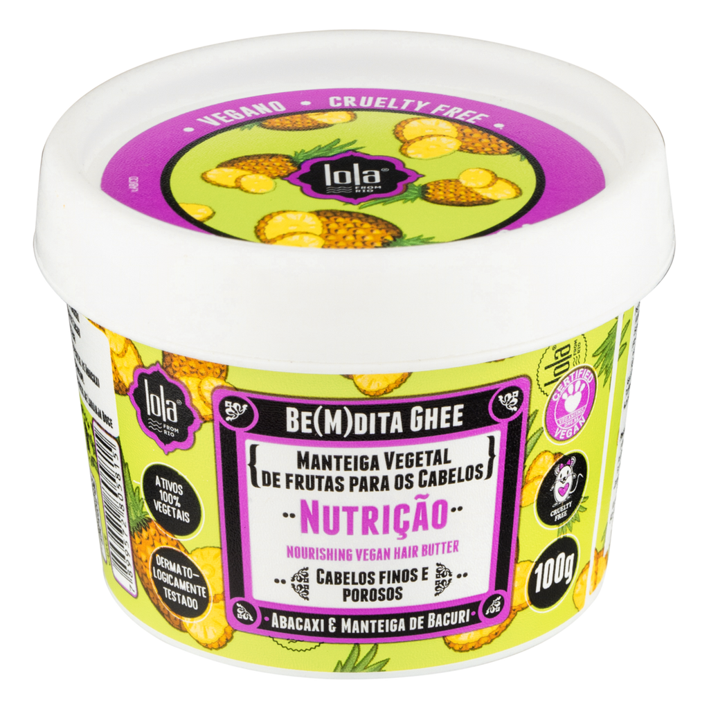 Lola Cosmetics Bemdita Ghee - Máscara Nutrição Abacaxi e Manteiga 100g